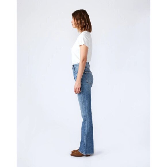 SLVRLAKE Charlotte High-Rise Boot-Cut Jeans in Wash Tucson Size US 27 - Picture 15 of 15